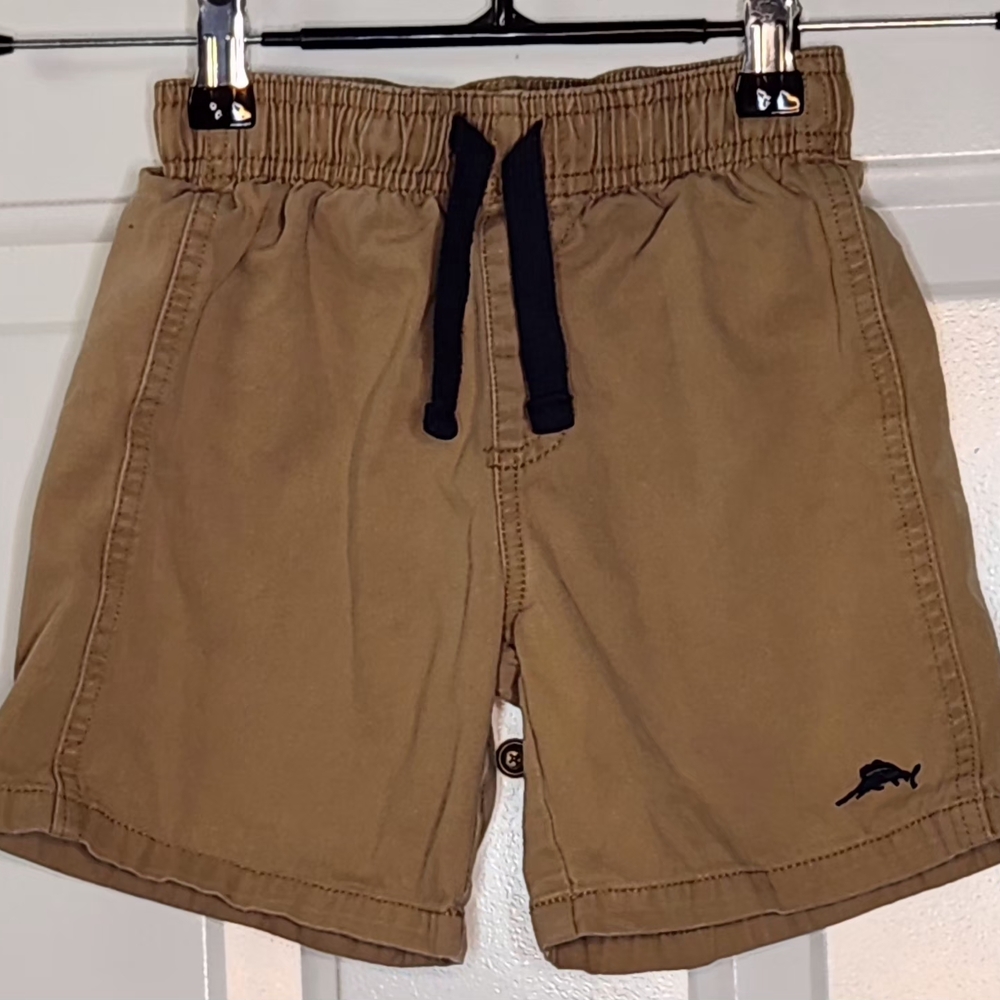 Tommy Bahama Kids Brown Shorts with Dolphin Detail